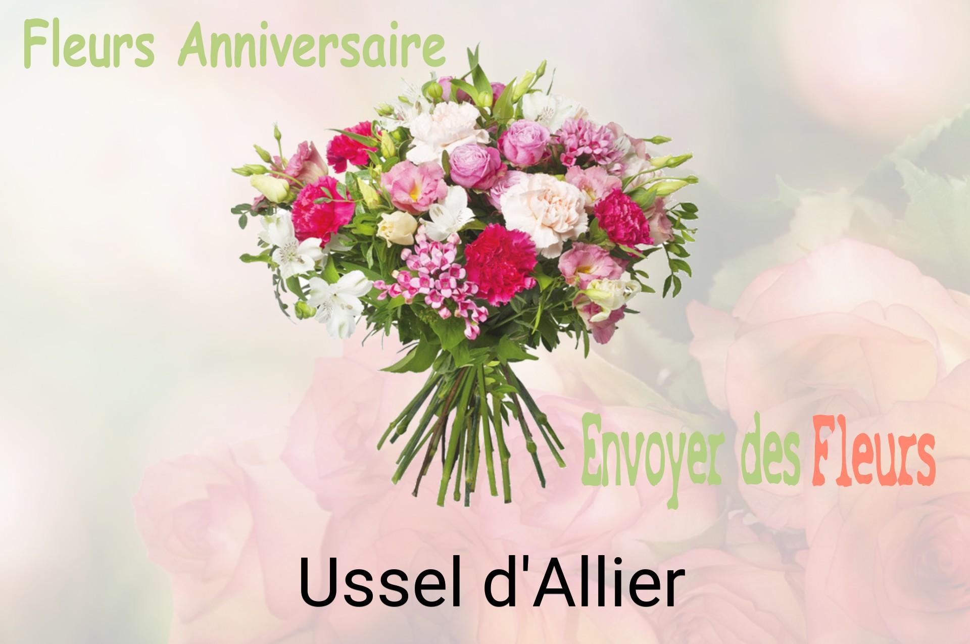 Bouquet de fleurs d’anniversaire livré à Ussel-d'Allier