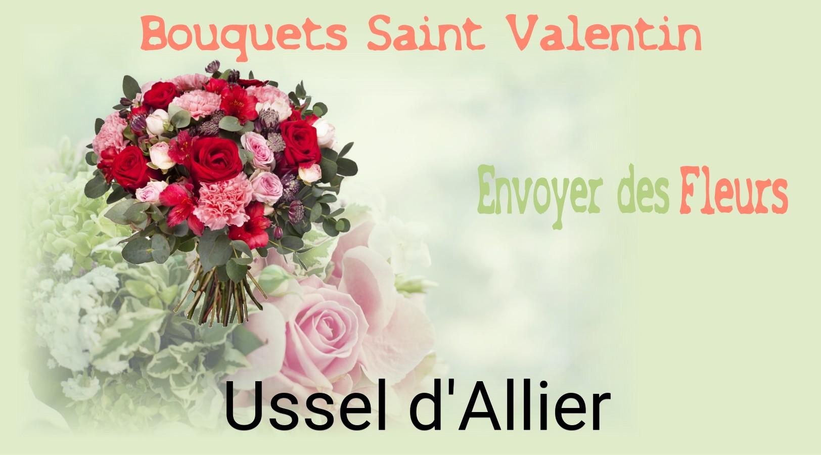 Roses de Saint-Valentin livrées à Ussel-d'Allier